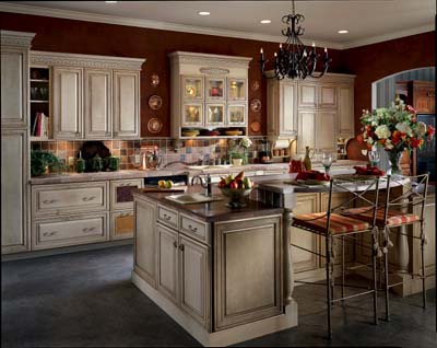 Chosse your door style, finish online at www.kraftmaid.com,